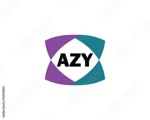 AZY logo design vector template photo