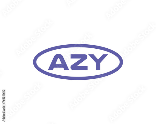 AZY logo design vector template photo