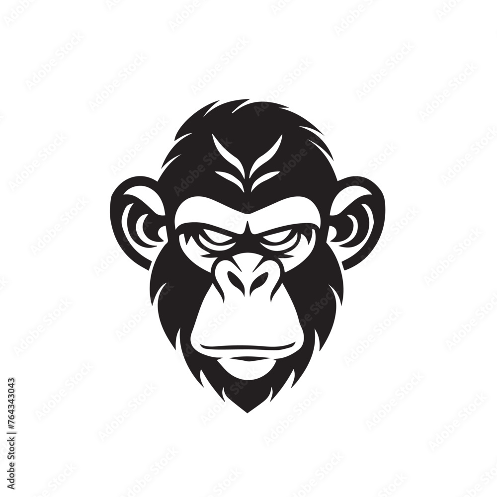 Monkey in cartoon, doodle style . Image for t-shirt, web, mobile apps and ui. Isolated 2d vector illustration in logo, icon, sketch style, Eps 10, black and white. AI Generative Monkey in cartoon, doodle style . Image for t-shirt, web, mobile apps and ui. Isolated 2d vector illustration in logo, icon, sketch style, Eps 10, black and white. AI Generative