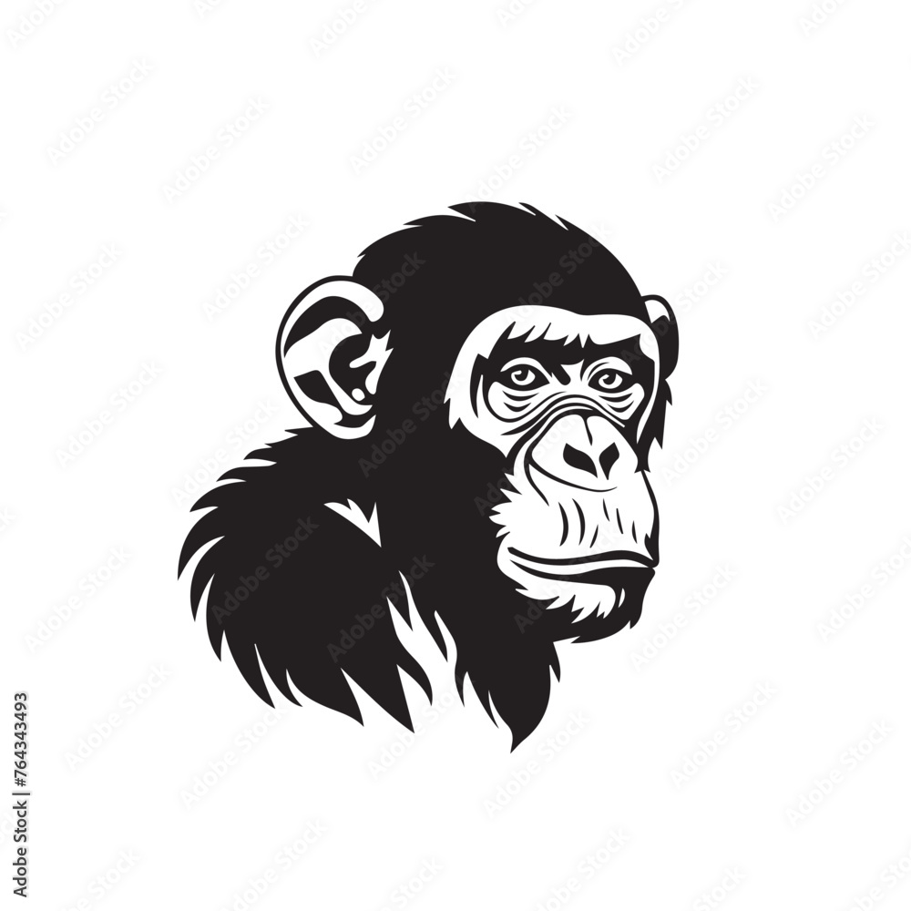 Monkey in cartoon, doodle style . Image for t-shirt, web, mobile apps and ui. Isolated 2d vector illustration in logo, icon, sketch style, Eps 10, black and white. AI Generative Monkey in cartoon, doodle style . Image for t-shirt, web, mobile apps and ui. Isolated 2d vector illustration in logo, icon, sketch style, Eps 10, black and white. AI Generative