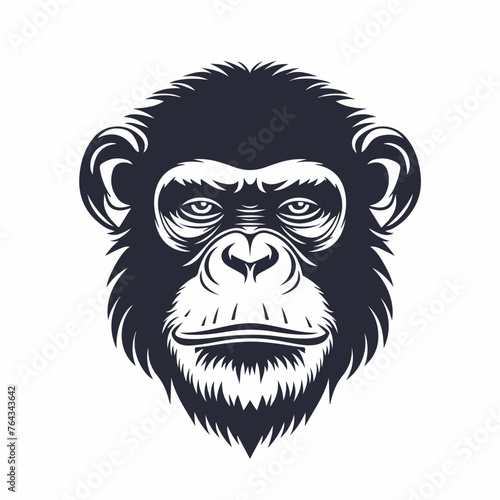 Monkey in cartoon, doodle style. Image for t-shirt, web, mobile apps and ui. Isolated 2d vector illustration in logo, icon, sketch style, Eps 10. AI Generative