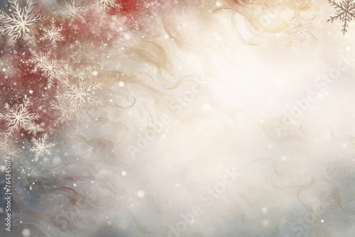 Festive christmas background with snowflakes and stars