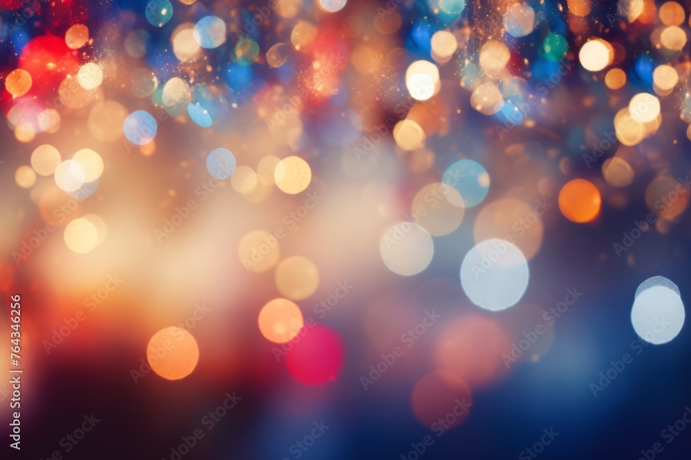 Obraz premium Vibrant and mesmerizing display of colorful lights