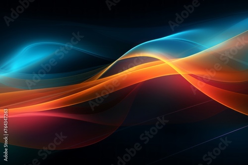 Dynamic and energetic social media background with abstract motion lines