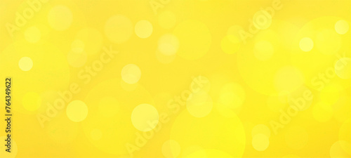 Yellow bokeh background banner, for Party, greetings, poster, ad, events, and various design works
