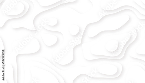 Papercut multi layers 3D color texture vector background. Abstract topography concept design or flowing liquid illustration for website template. Smooth origami art shape paper cut