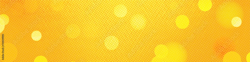 Fototapeta premium Yellow bokeh background banner, for Party, greetings, poster, ad, events, and various design works