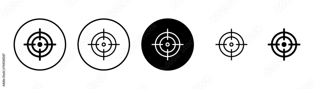 Target icon vector isolated on white background. Target vector icon. goal icon. marketing target. Aim Target icon vector isolated on white background. Target vector icon. goal icon. marketing target. Aim