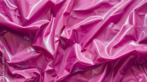 Pink plastic bag texture. Abstract background and texture for design. Generative AI