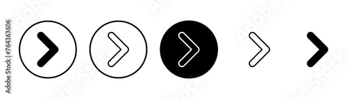 Arrow icon vector isolated on white background. Arrow symbol. Arrow vector icon photo