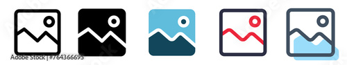gallery icon set.vector foto.contains many styles.user interface.essentials