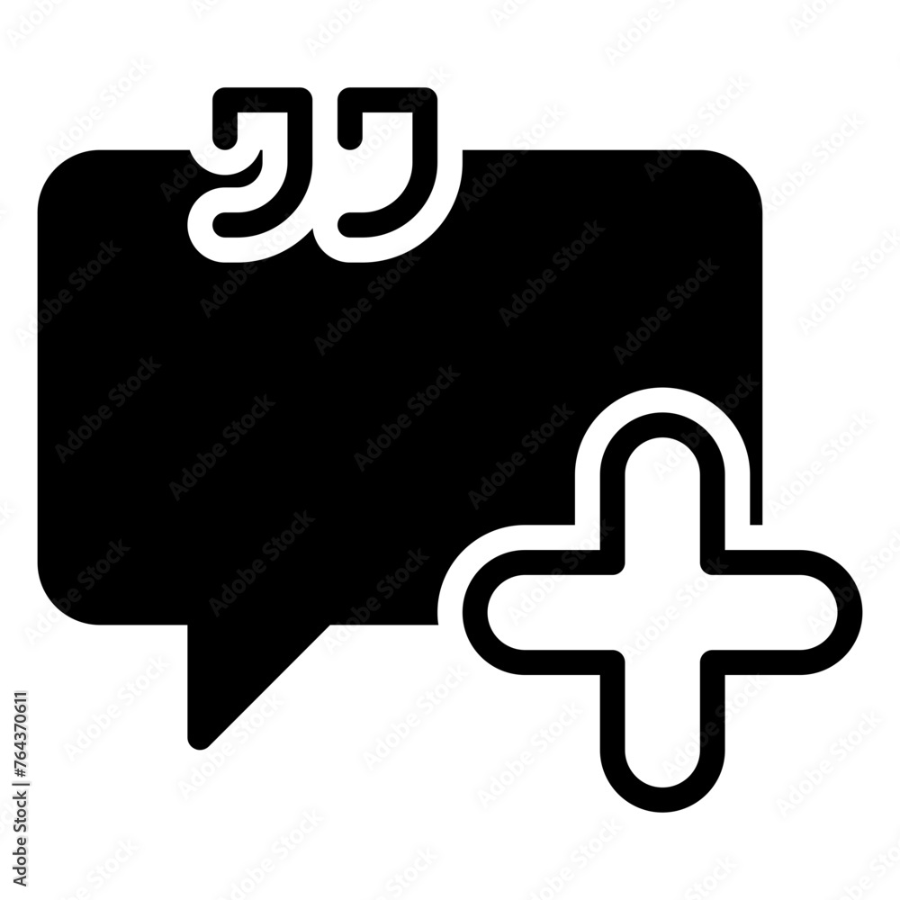Positive review icon, glyph icon style Positive review icon, glyph icon style
