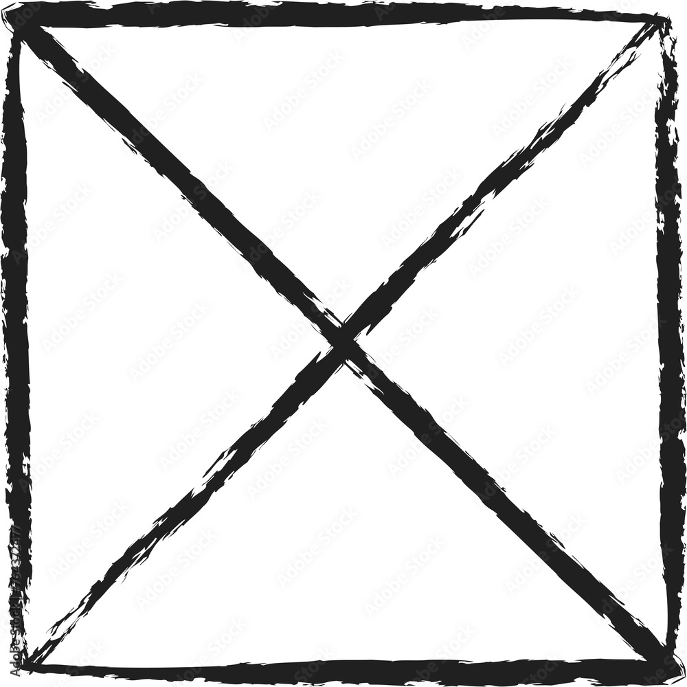Square brush strokes geometric shape. Design elements Square brush strokes geometric shape. Design elements