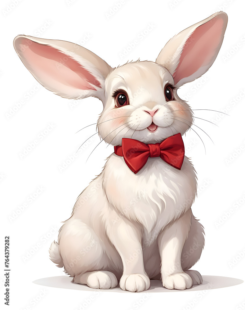 Obraz premium Cute rabbit illustration