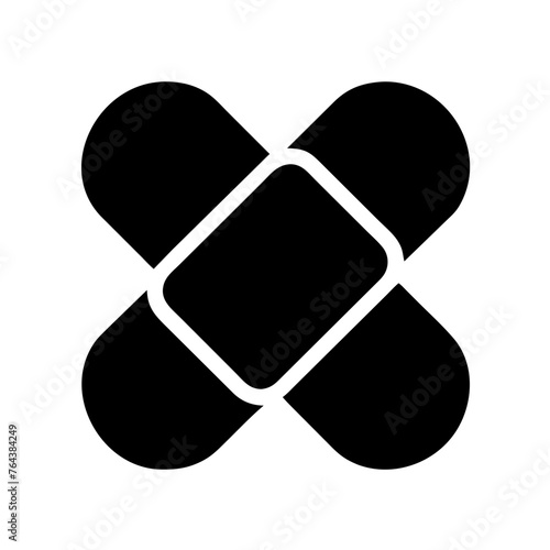 Bandage icon vector graphic element symbol illustration on a Transparent Background