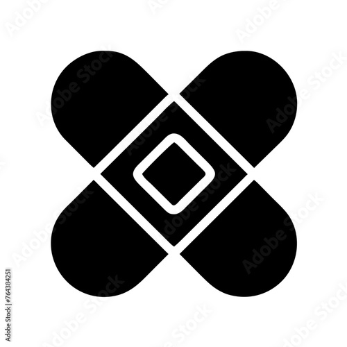 Bandage icon vector graphic element symbol illustration on a Transparent Background