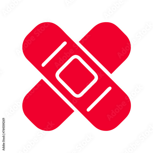 Bandage icon vector graphic element symbol illustration on a Transparent Background