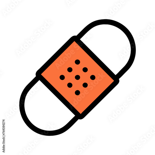 Bandage icon vector graphic element symbol illustration on a Transparent Background