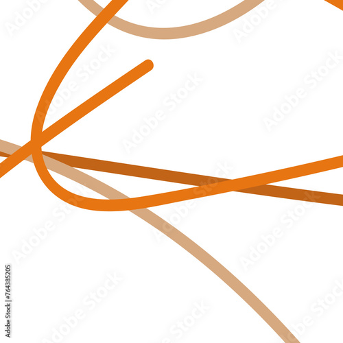 Orange Neutral Lines Background 