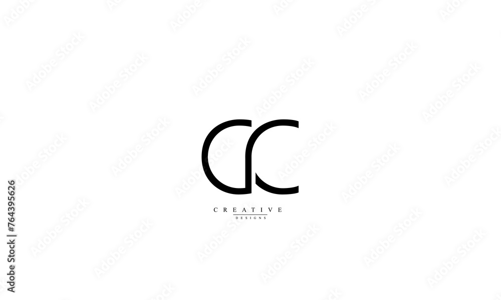 Alphabet letters Initials Monogram logo GC CG G C Alphabet letters Initials Monogram logo GC CG G C
