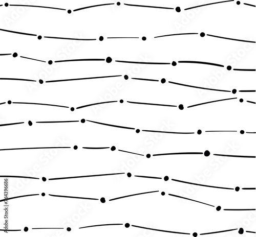 Between dots or spots there are lines or bridges, or connections.