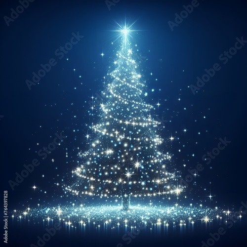 sparkling Christmas tree