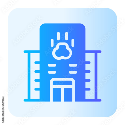 daycare center gradient icon