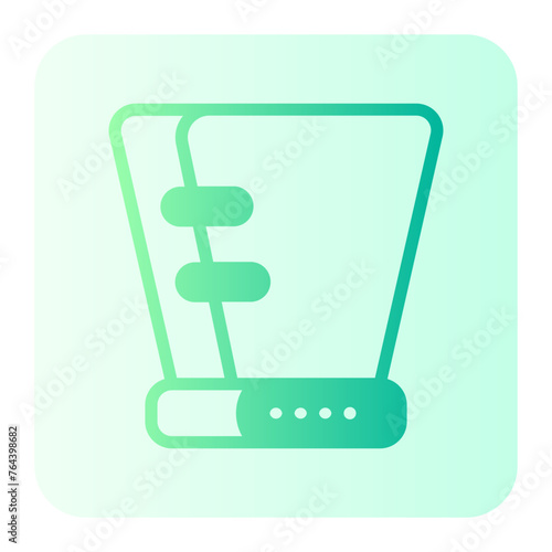 cone of shame gradient icon