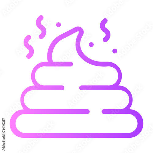 poop gradient icon
