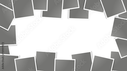 polaroids frame photos border background