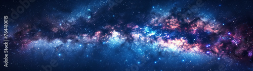 Universe Unveiled: A Stunning Illustration of the Milky Way photo