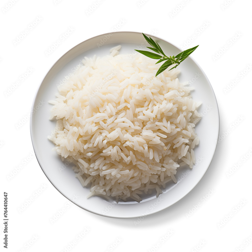 rice in bowl isolated on white rice in bowl isolated on white