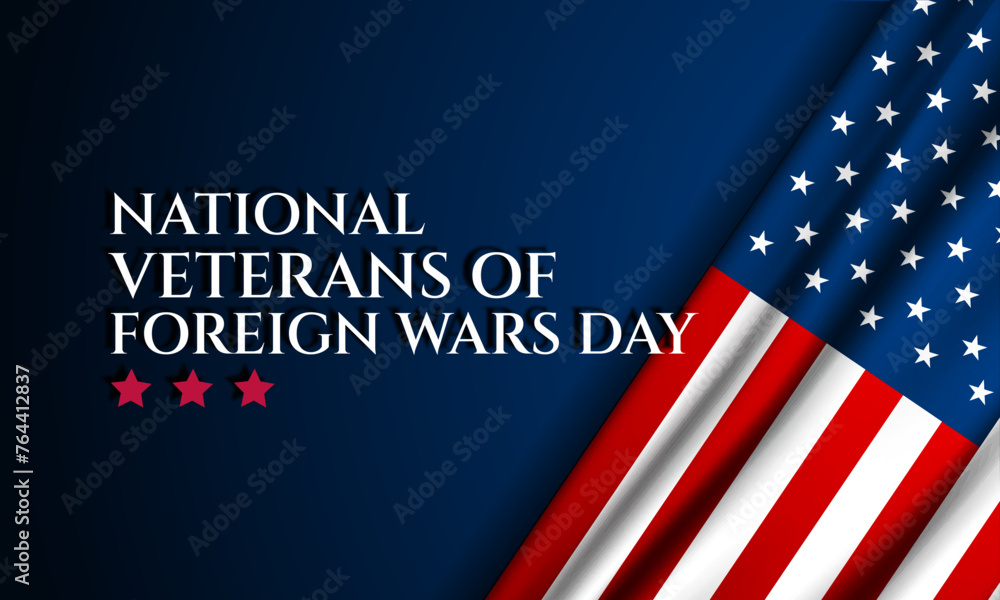 National Veterans Of Foreign Wars Day Background Vector Illustration National Veterans Of Foreign Wars Day Background Vector Illustration
