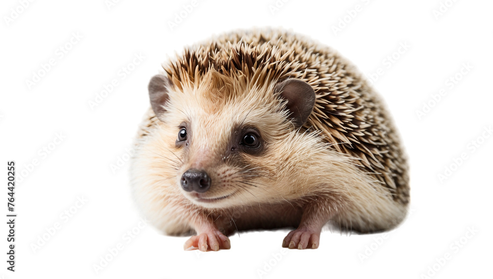 Obraz premium hedgehog isolated on transparent background