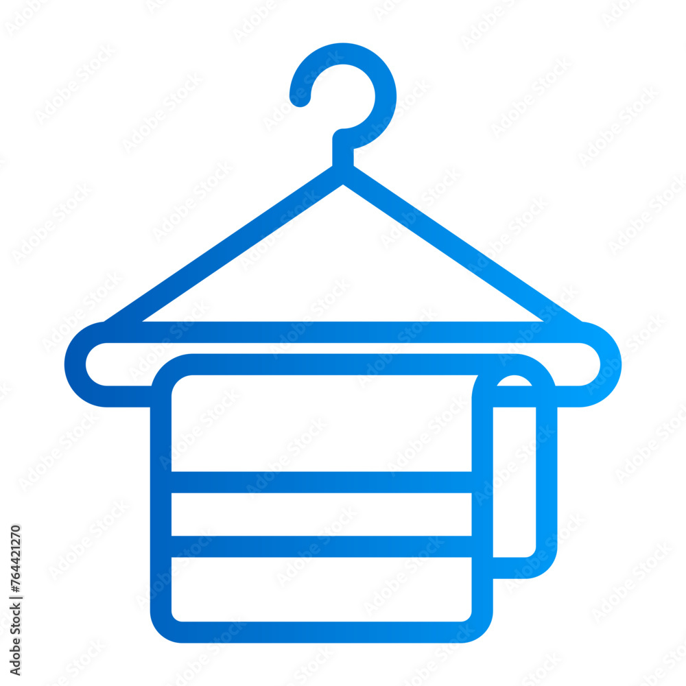 This is the Towel icon from the Sport icon collection with an Outline gradient style This is the Towel icon from the Sport icon collection with an Outline gradient style