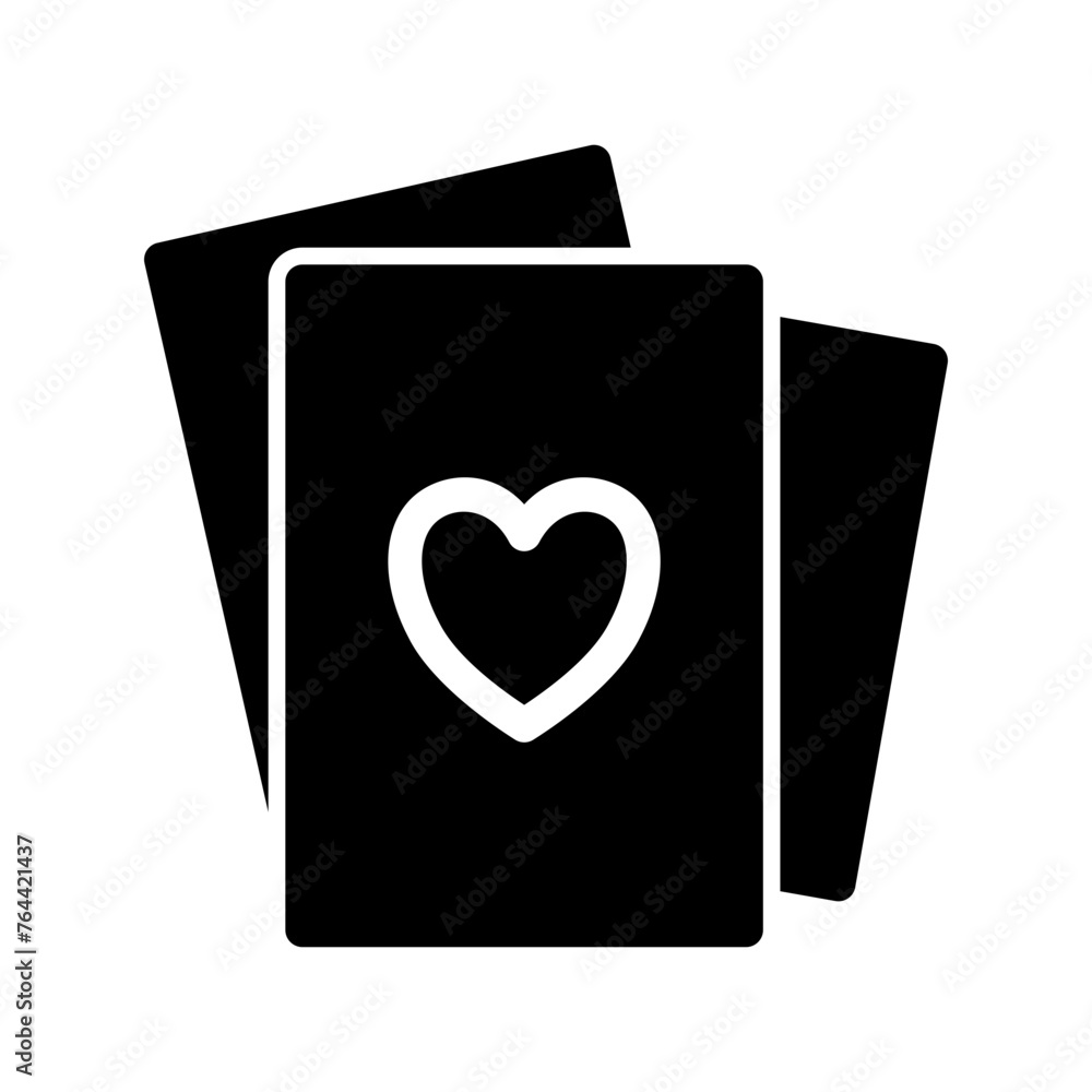 This is the Card Game icon from the Sport icon collection with an Solid style