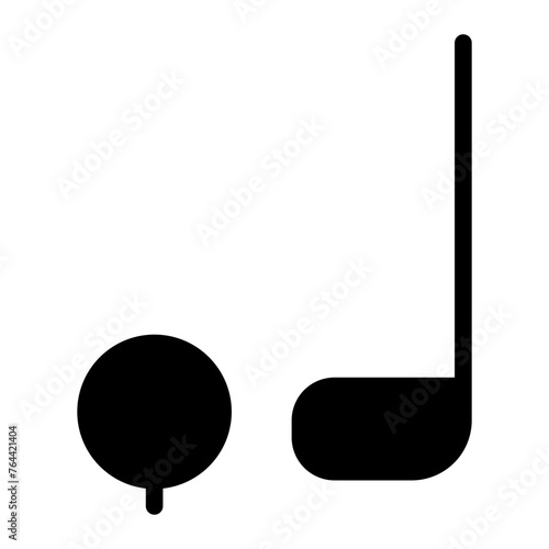 This is the Golf icon from the Sport icon collection with an Solid style