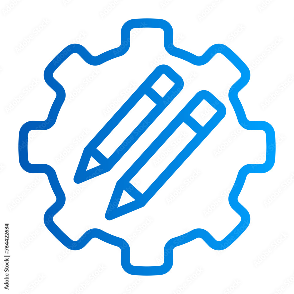 This is the Edit Tools icon from the Tools and Construction icon collection with an Outline gradient style This is the Edit Tools icon from the Tools and Construction icon collection with an Outline gradient style