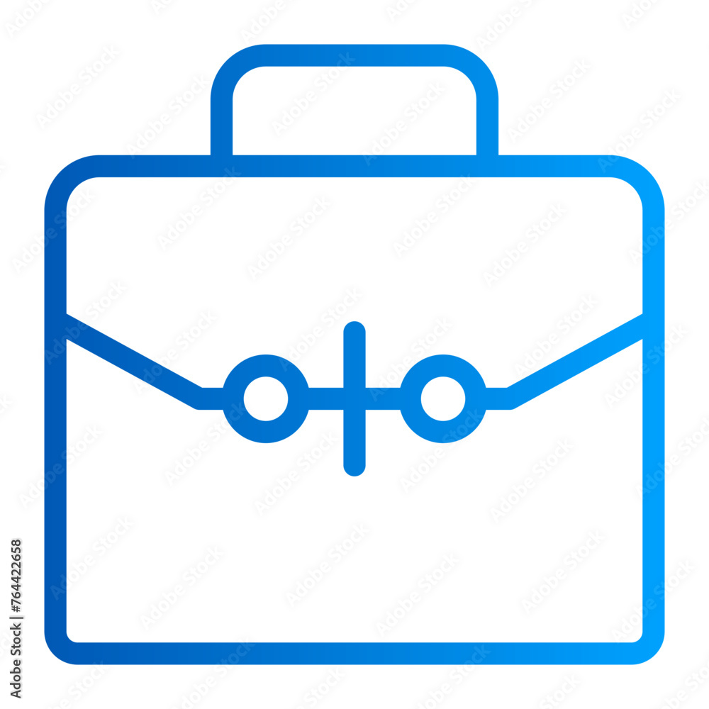 This is the Briefcase icon from the Tools and Construction icon collection with an Outline gradient style This is the Briefcase icon from the Tools and Construction icon collection with an Outline gradient style