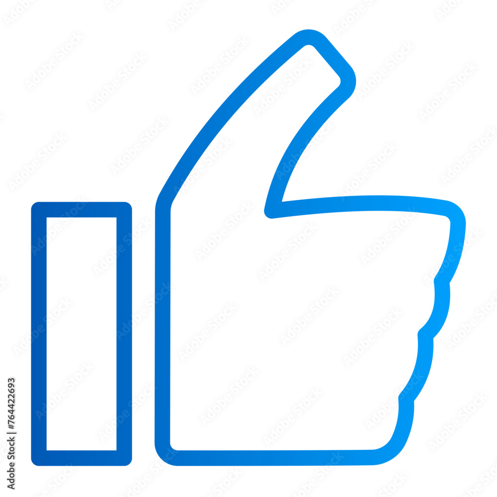 This is the Like icon from the Tools and Construction icon collection with an Outline gradient style This is the Like icon from the Tools and Construction icon collection with an Outline gradient style