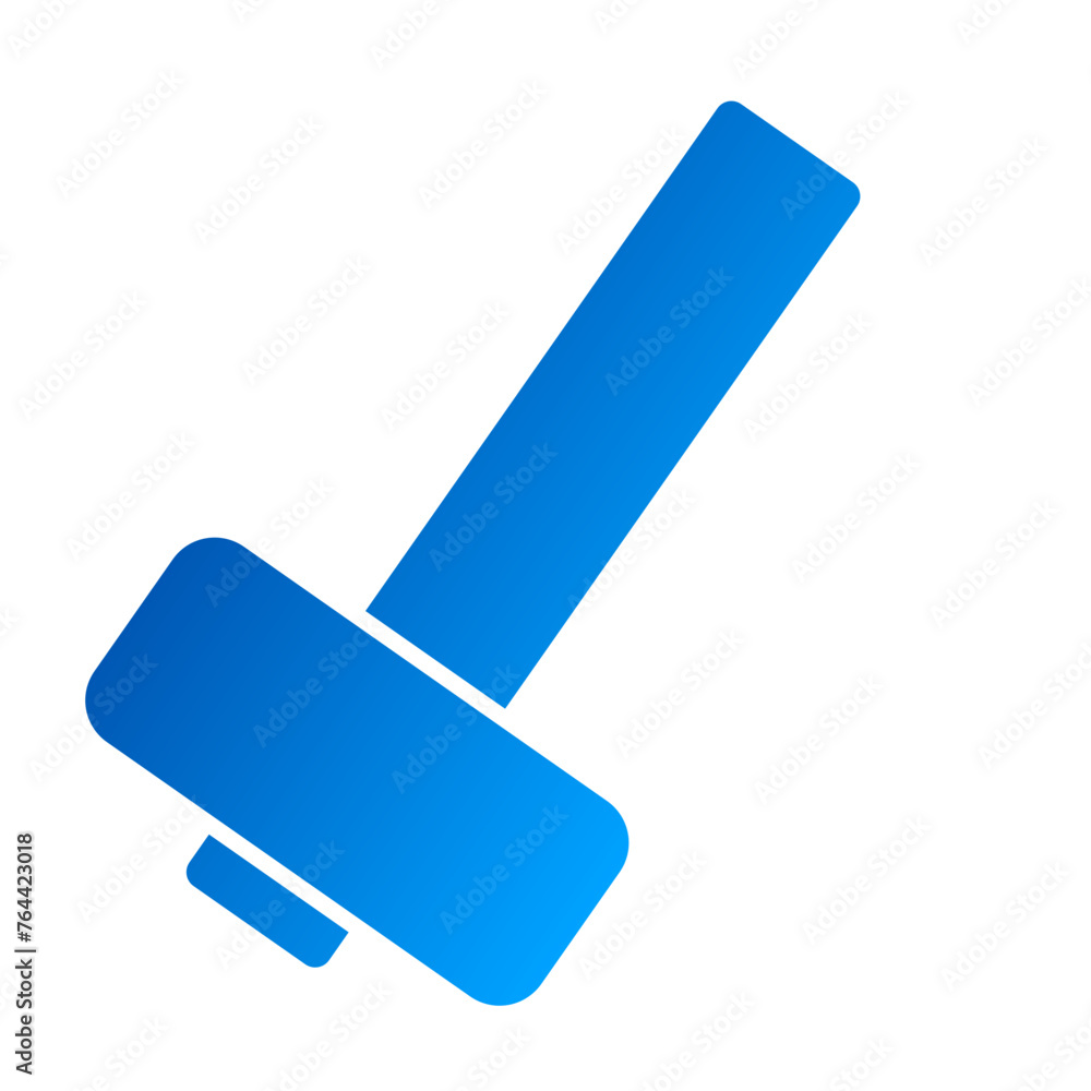 This is the Hammer icon from the Tools and Construction icon collection with an solid gradient style This is the Hammer icon from the Tools and Construction icon collection with an solid gradient style
