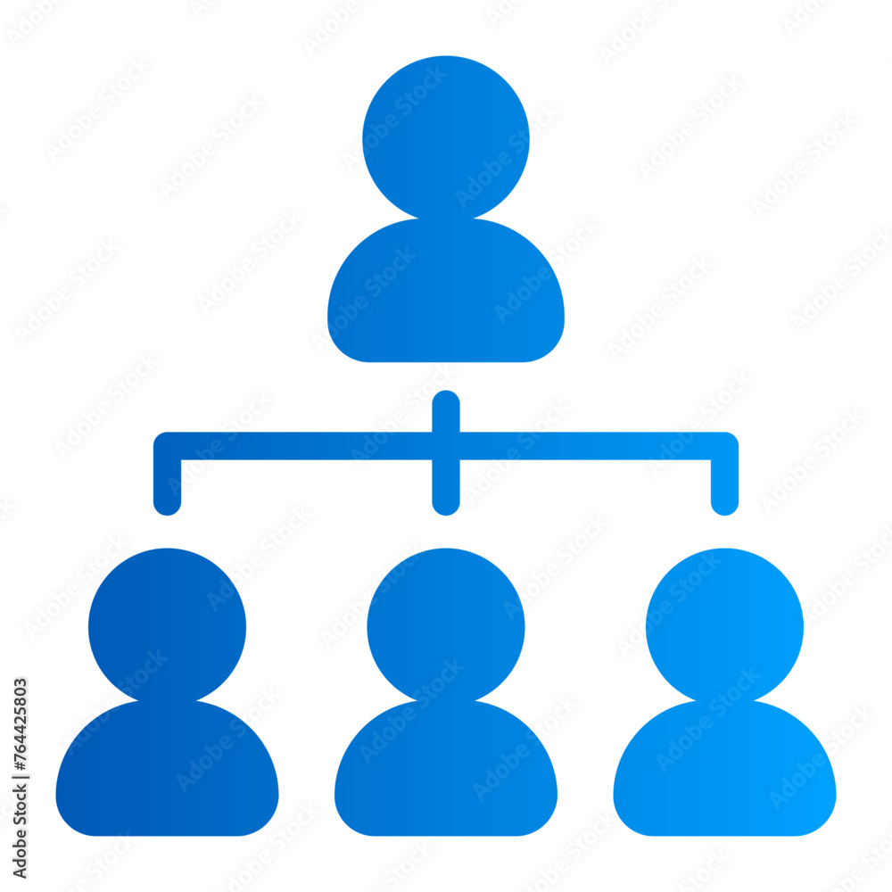 This is the Team Leader icon from the data management icon collection with an solid gradient style This is the Team Leader icon from the data management icon collection with an solid gradient style
