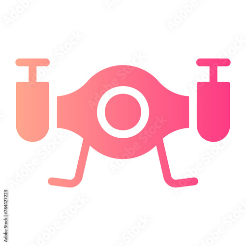camera drone Gradient icon