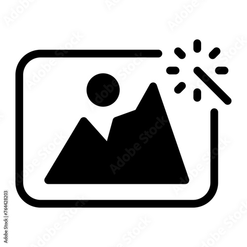 photo editing Solid icon