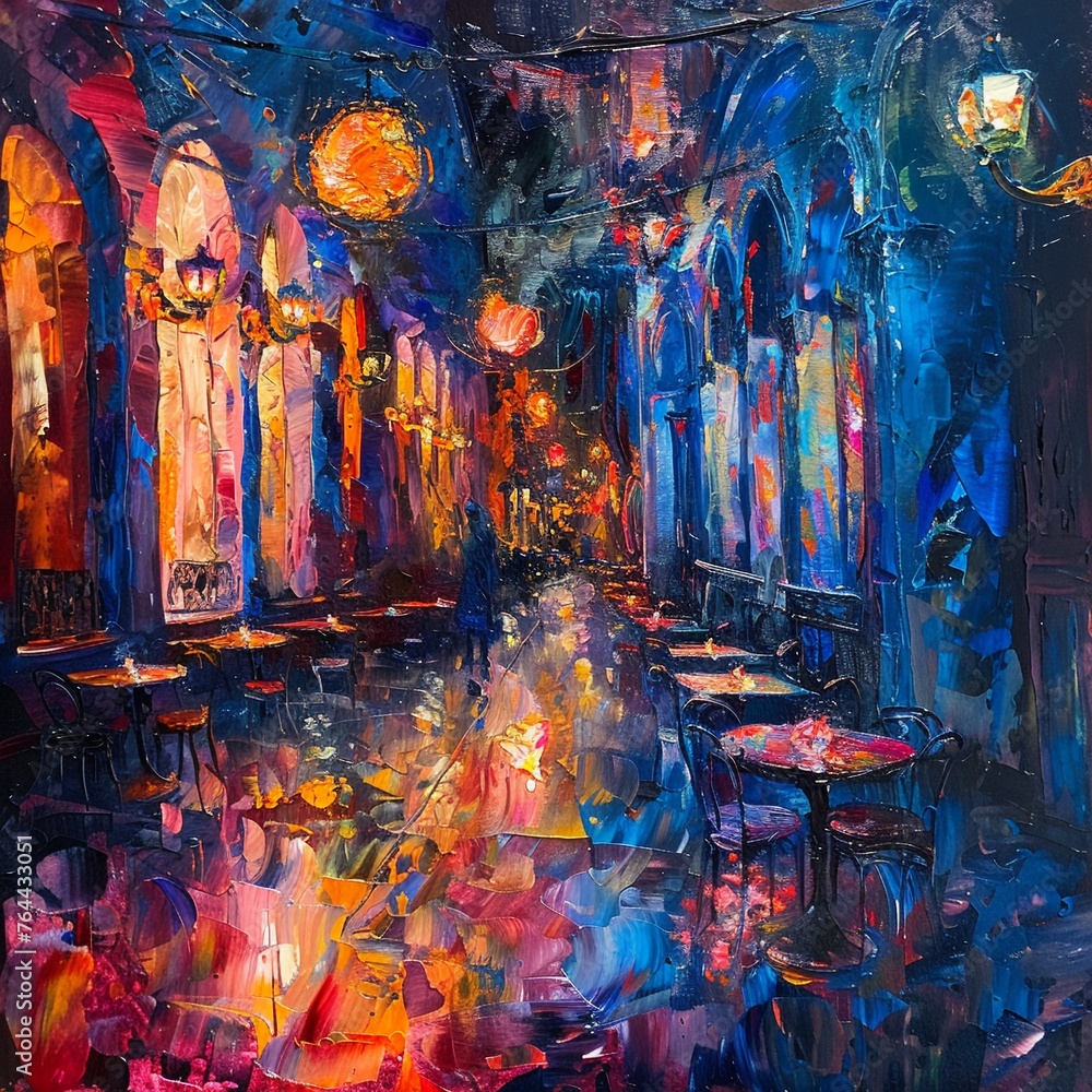 Obraz premium Detailed painting Lighting Effect