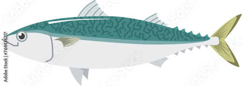 シンプルなサバのイメージイラスト