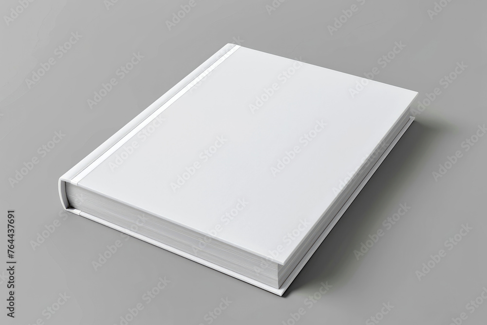blank white book cover for mockup. isolated background . Generative AI blank white book cover for mockup. isolated background . Generative AI