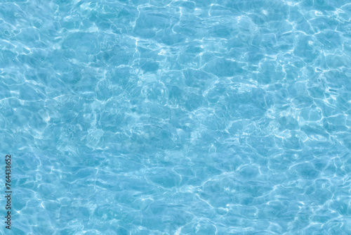 An aerial view of a large region of clean, clear, blue water ripples. Image is ready to be tiled to create a much larger image or higher resolution background. photo