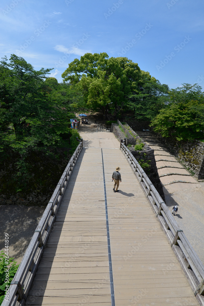 彦根城　天秤櫓から廊下橋を望む　滋賀県彦根市