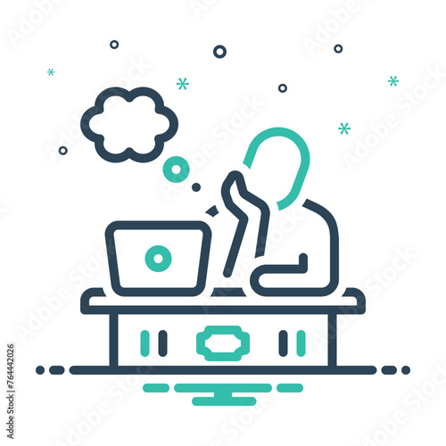 Mix icon for thinking